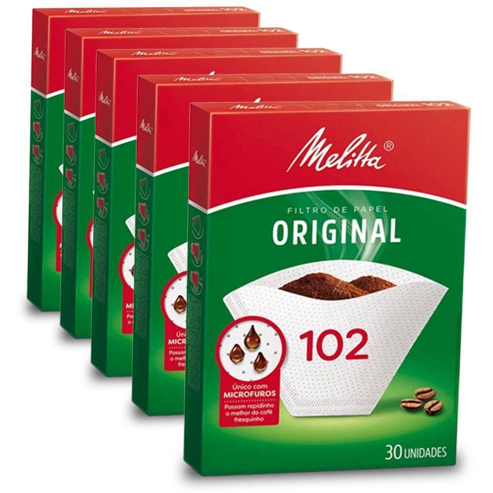 Filtro De Papel Melitta 102 Kit 6 Caixas