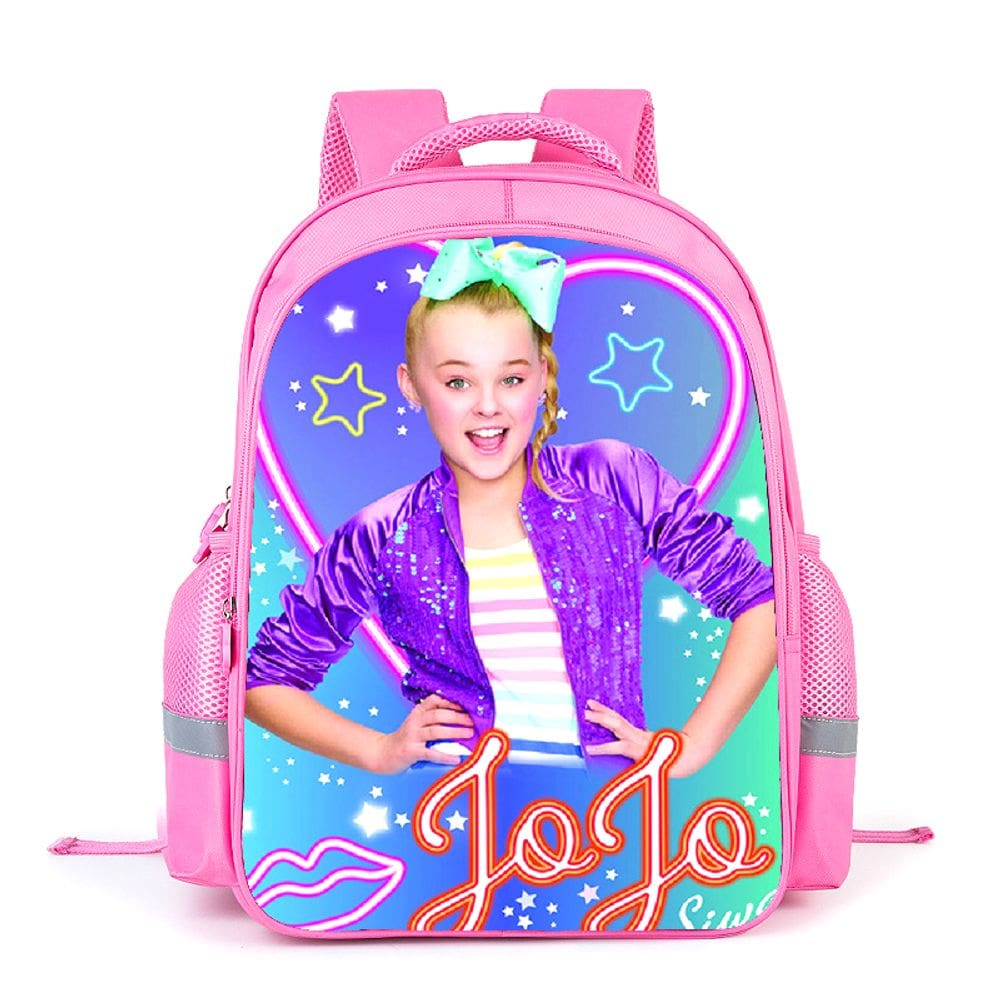 Mochila escolar infantil Jojo Siwa Impressão 3D Oxford 29x15x40cm