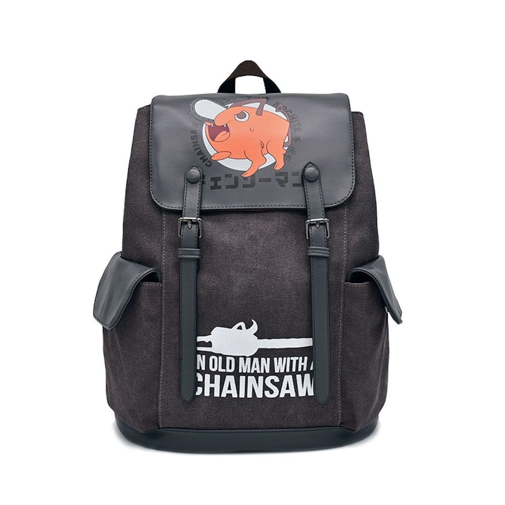Mochila escolar Motosserras Anime Schoolbag para crianças
