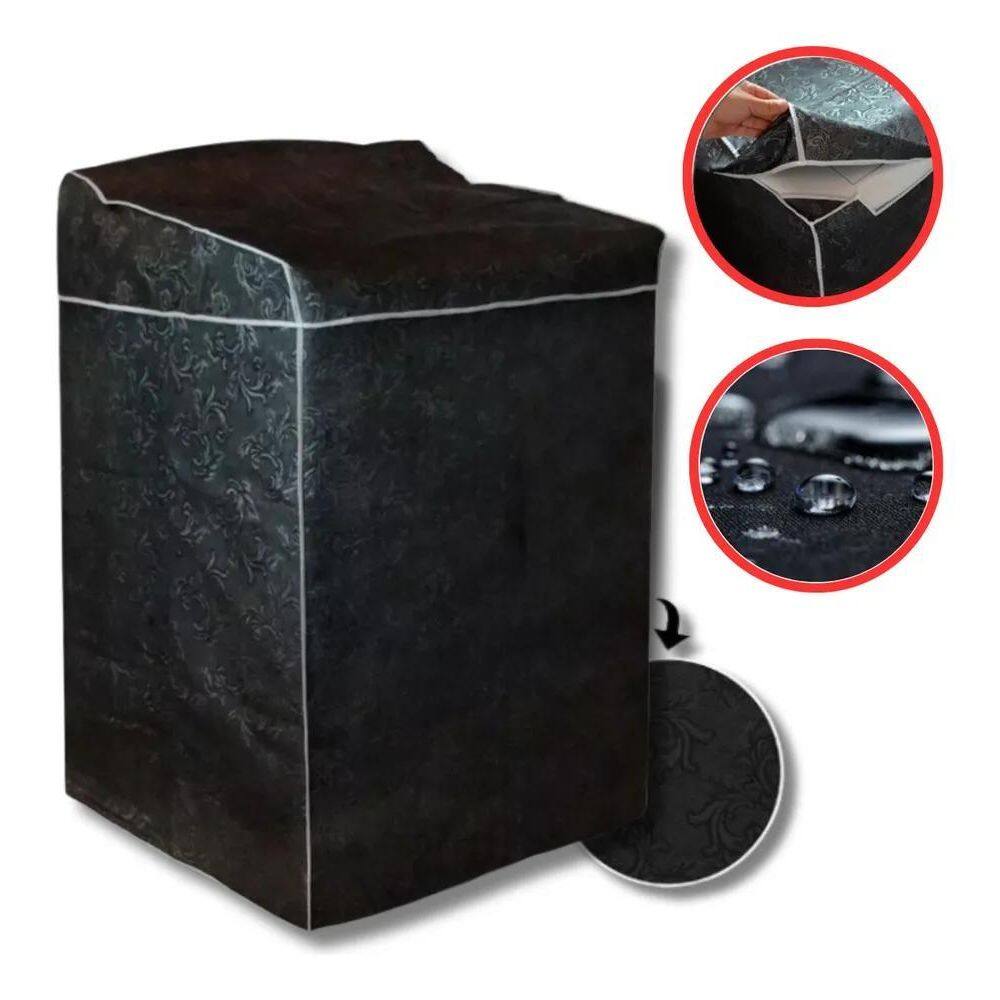 2X Capa Maquina Lavar Eletrolux Brastemp 12Kg A 17Kg Sem Zíp