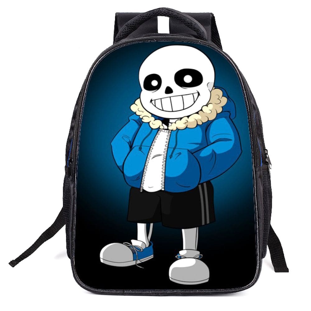 Mochila escolar Undertales Sans Kids em poliéster 3D