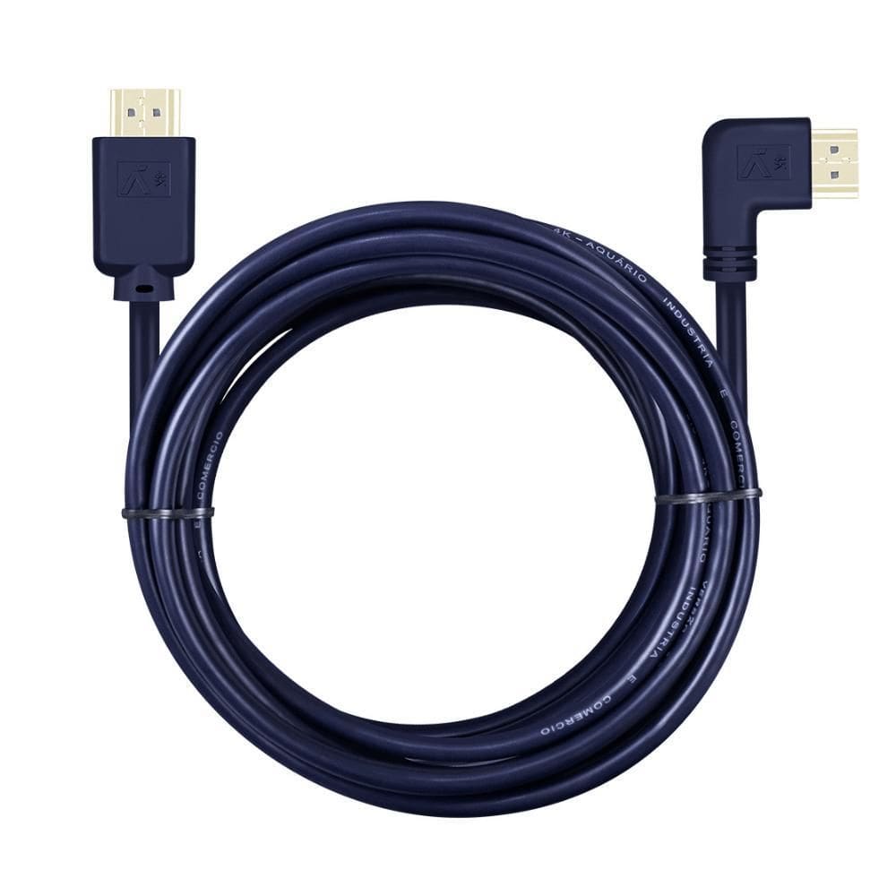 Cabo Hdmi Aquário 4K903 4K Conector 90 - 3M