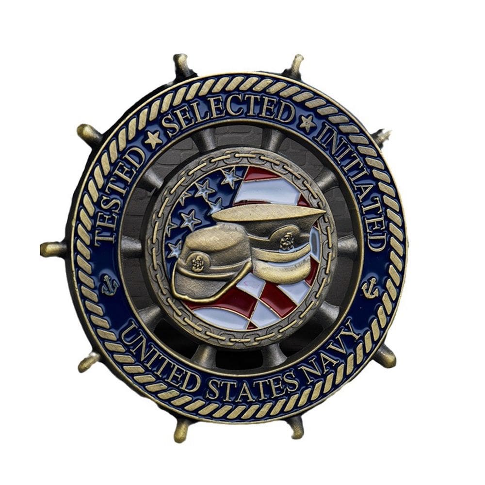 Challenge Coin selecionou anime comemorativo da Marinha dos EUA de 35g