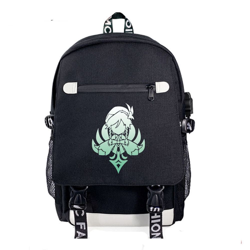Mochila escolar Anime Genshins Impactss para crianças
