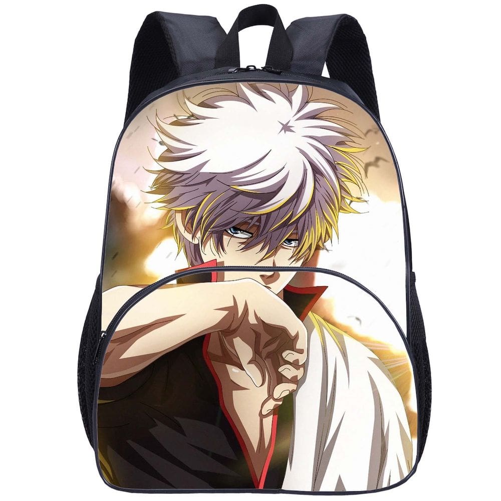 Mochila escolar Gintamas Silver Soul para crianças