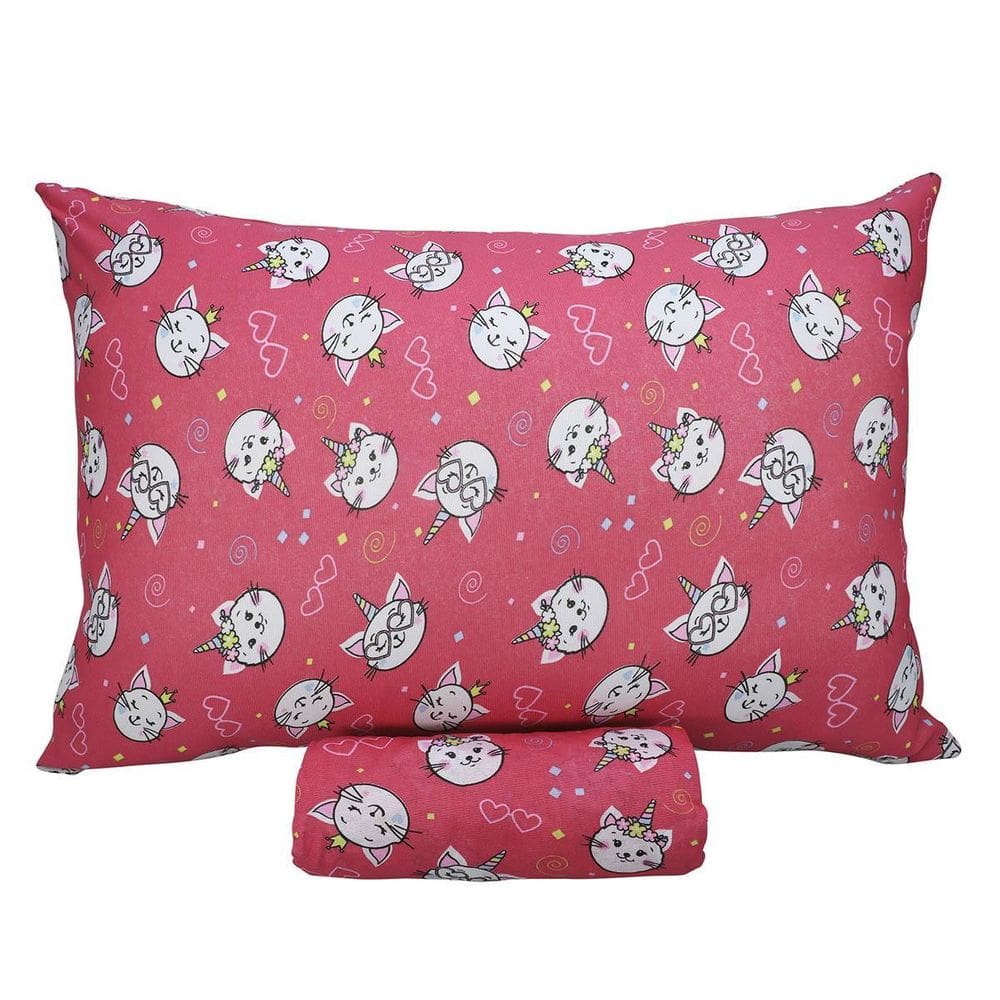 Jogo Cama Solteiro Portallar Malha Misto Estampado