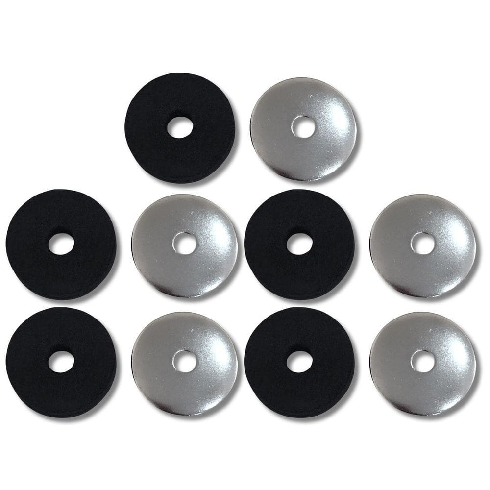 Kit 5 Arruela Cônica 8Mm + 5 Feltro Estante De Prato Hbfw4