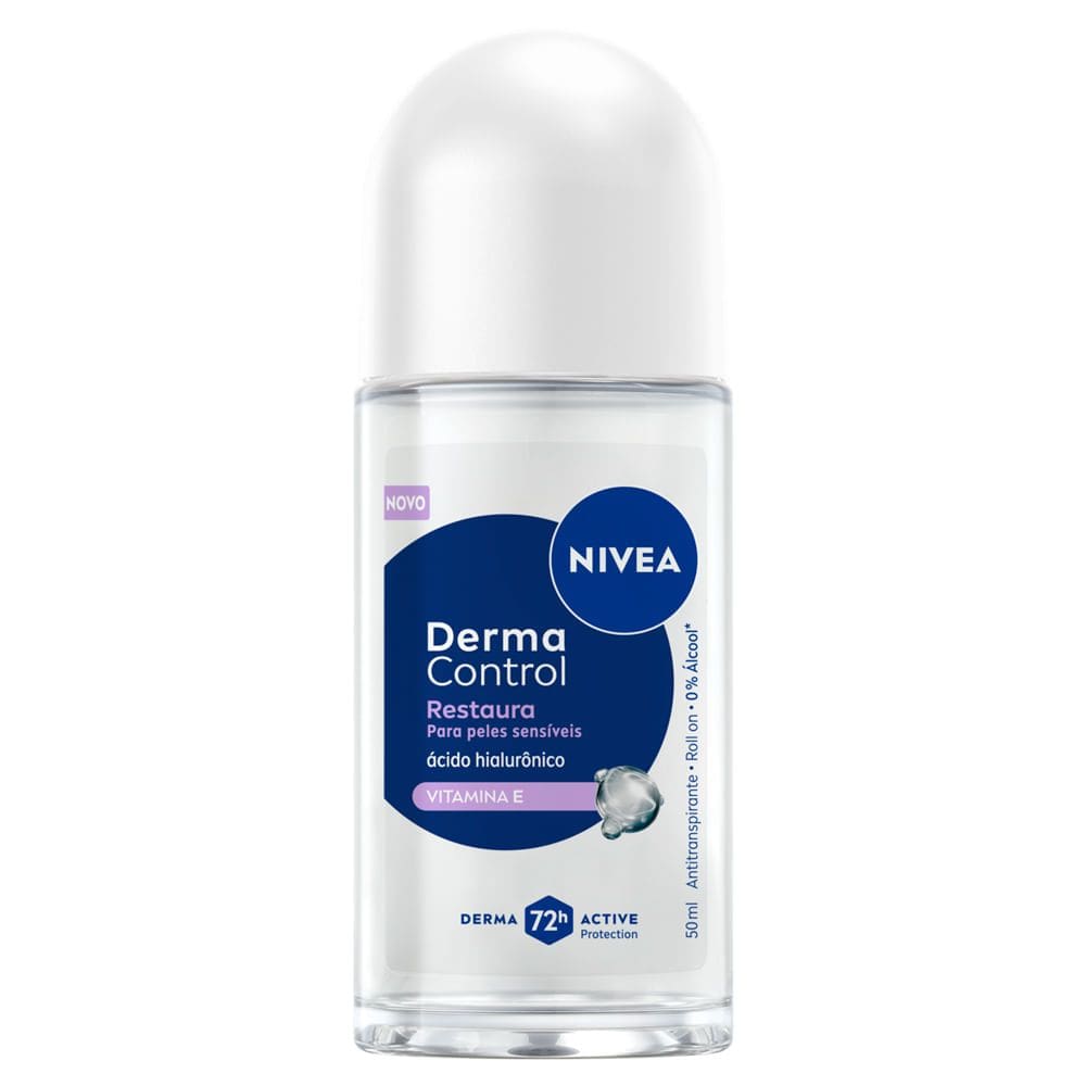Desodorante Nivea Derma Control Restaura Roll-On Antitranspirante 50ml