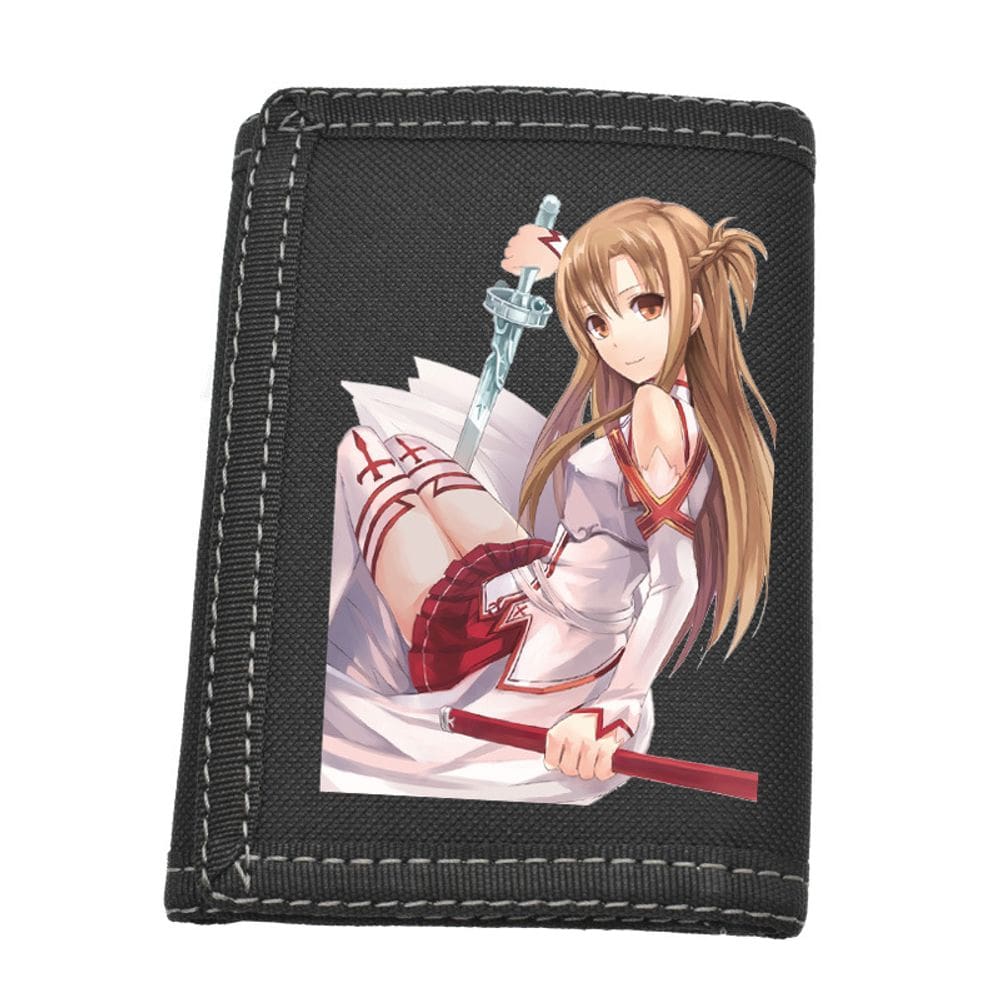 Carteira Yuukis Asunas Anime Characters Slim BiFold Oxford