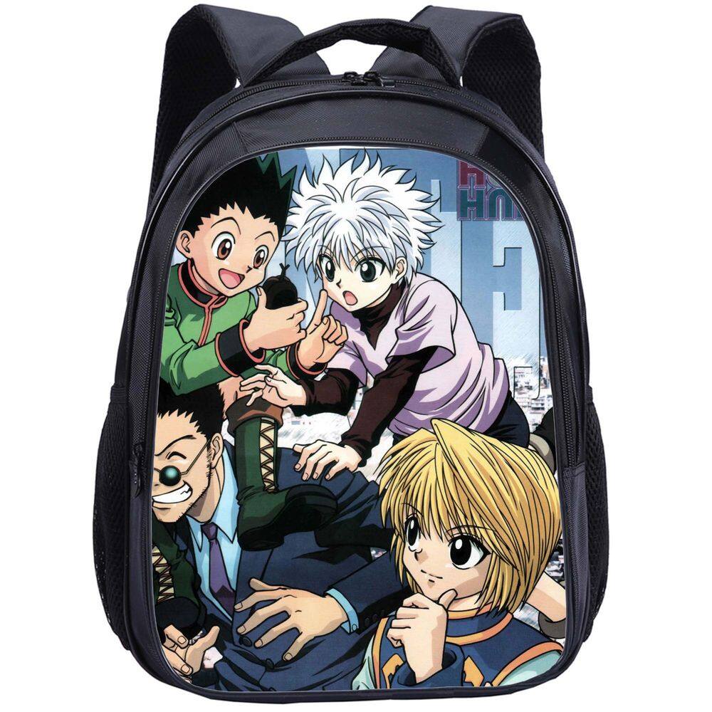 Mochila Hunters Gons Freecss Anime School Oxford 30x13x40cm