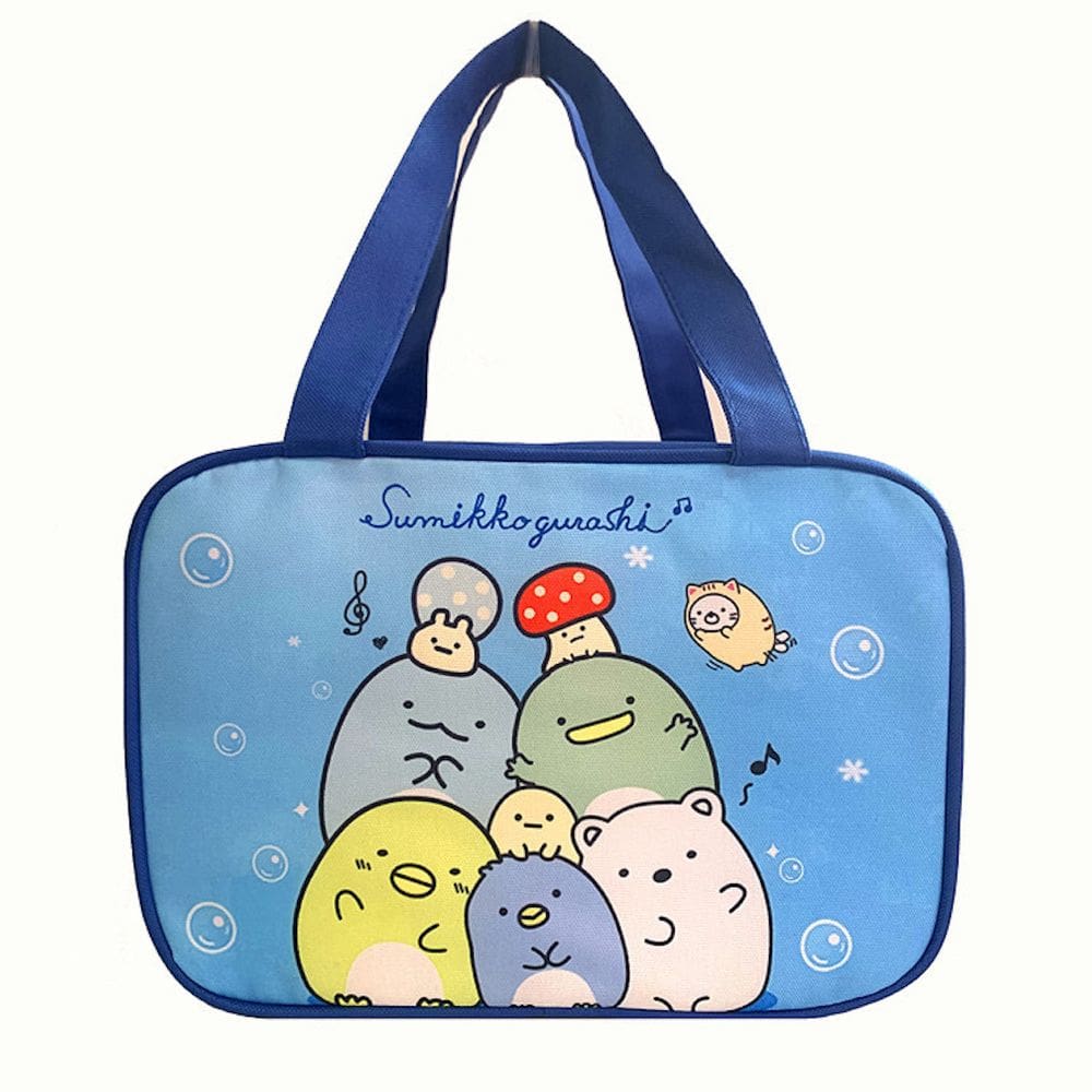 Lancheira Sumikkogurashis Anime, pano Oxford reutilizável