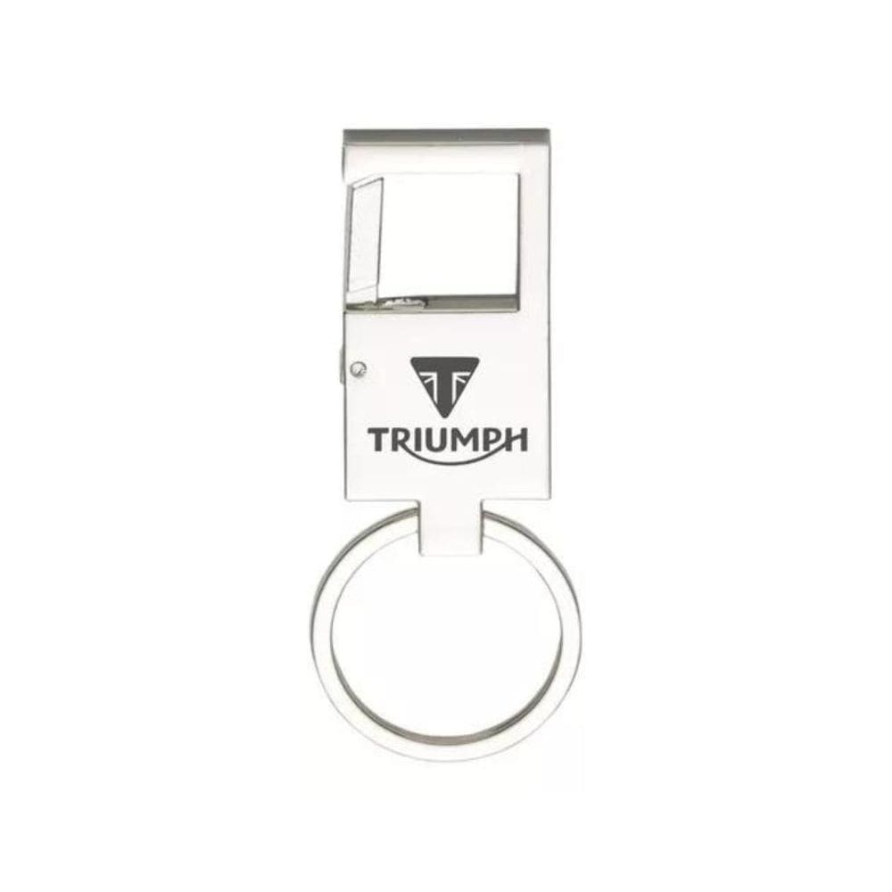 Chaveiro Para Triumph Metal Espelhado Mosquetão - E