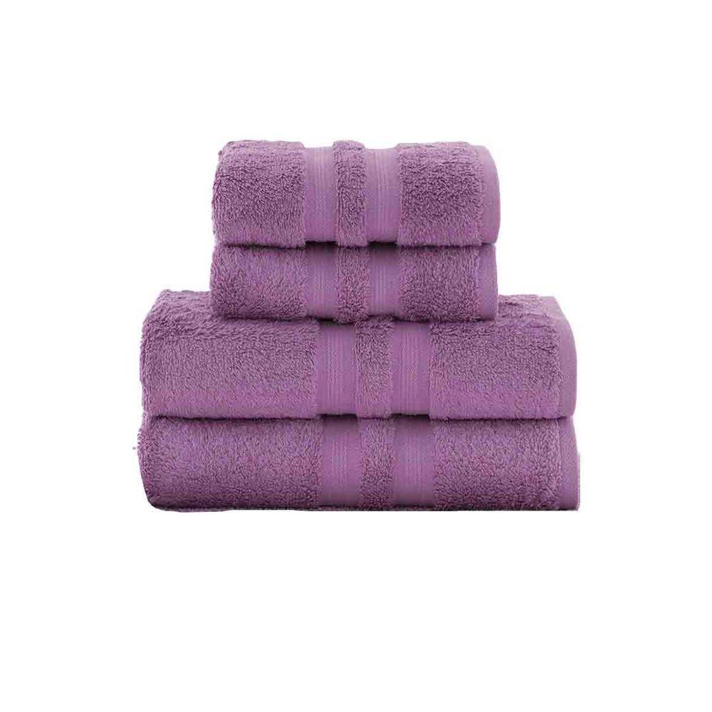 Jogo Toalha Gigante Algodão Egípcio 4 Peças Rosa Buddemeyer