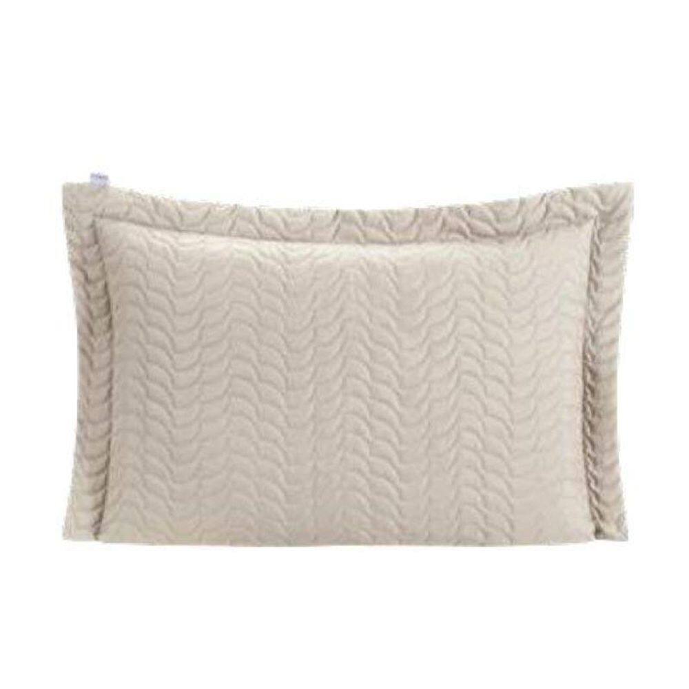 Porta Travesseiro Avulso Juma Linha Criarte 50X70Cm Avelã