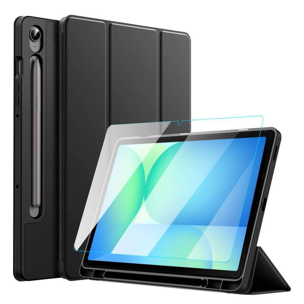 Capa Tpu Suporte Caneta Para Galaxy S10 Fe 10.9 X520 + Vidro