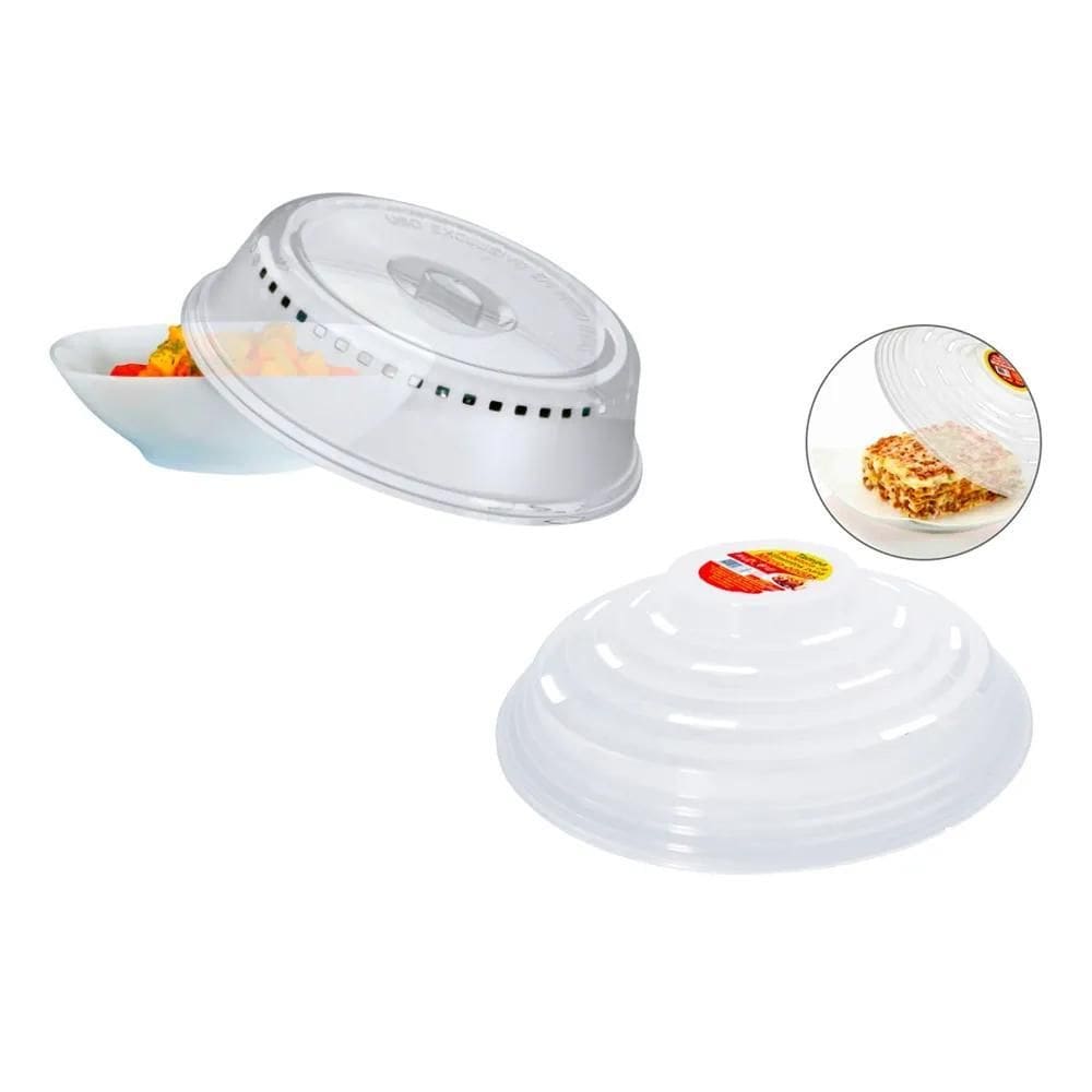 2X Kit Tampa Alta E Baixa Para Microondas Tampa Protetora Mi