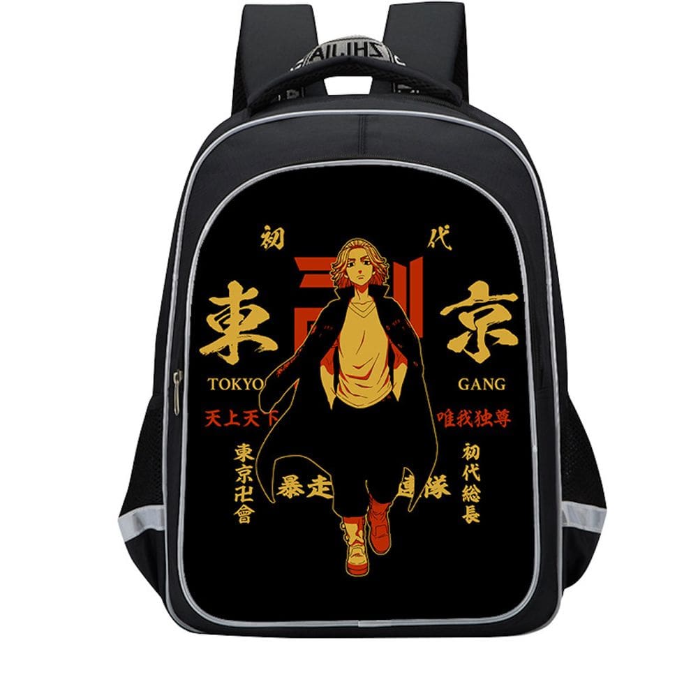 Mochila escolar Mikey Tachibana Naoto para crianças