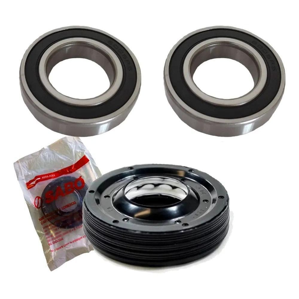 2X Kit Rolamento E Retentor Compatível Brastemp Consul