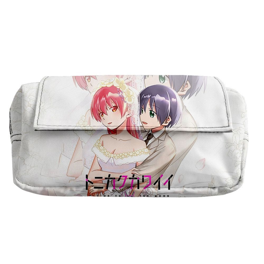 Bolsa de lápis Tonikawas Kawaiis Cartoon Anime Poliéster