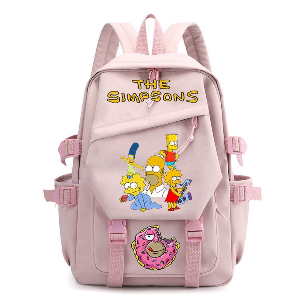 Mochila Simpsons Homers Jay Simpsons Anime School 46cm