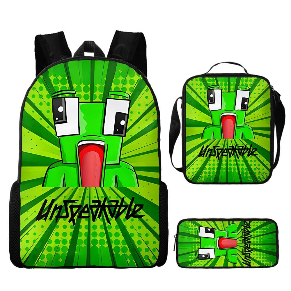 Conjunto de mochilas escolares Unspeakabless Anime, 3 unidades/lote