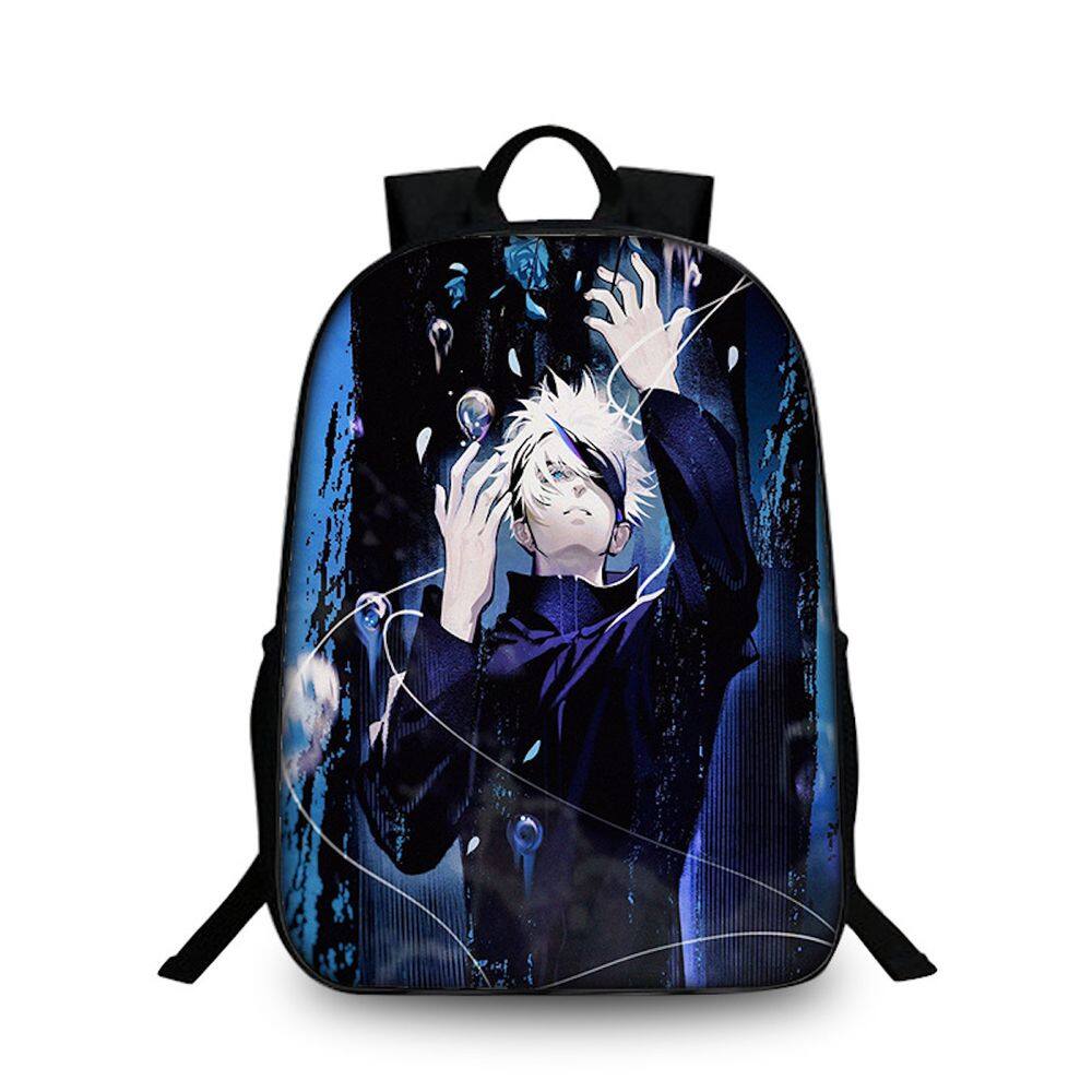 Mochila escolar Jujutsus Kaisens Gojos Satorus Cartoon Kids