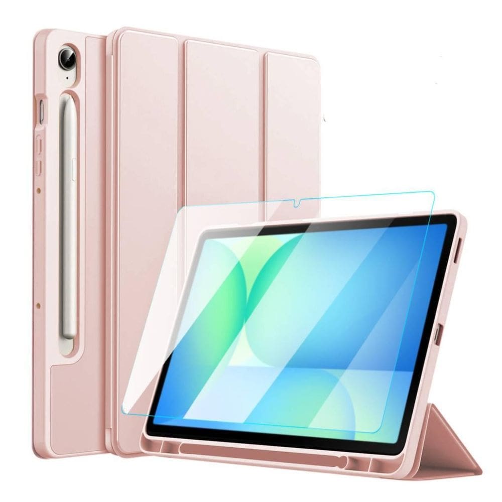 Capa Tpu Suporte Caneta Para Galaxy S10 Fe 10.9 X520 + Vidro