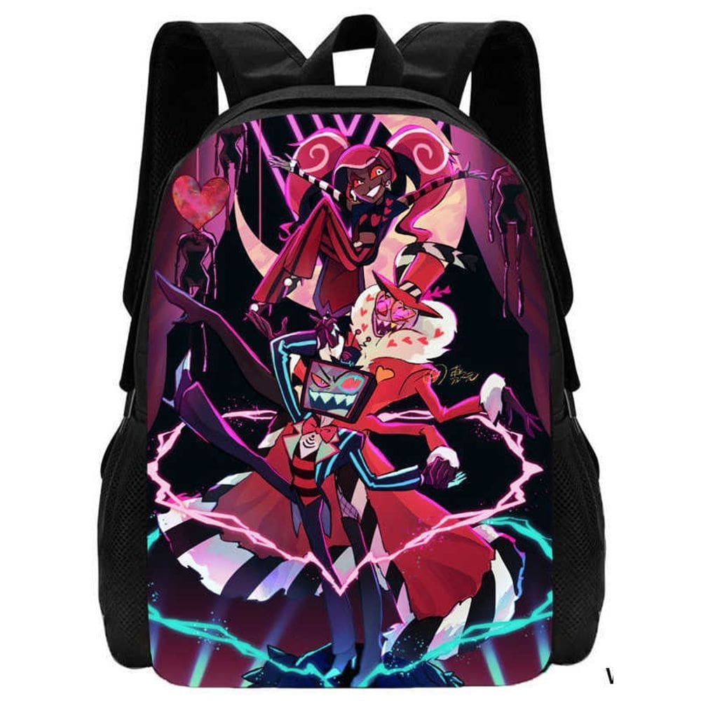 Mochila Hazbins Hotels Lucifers Morningstars Anime School