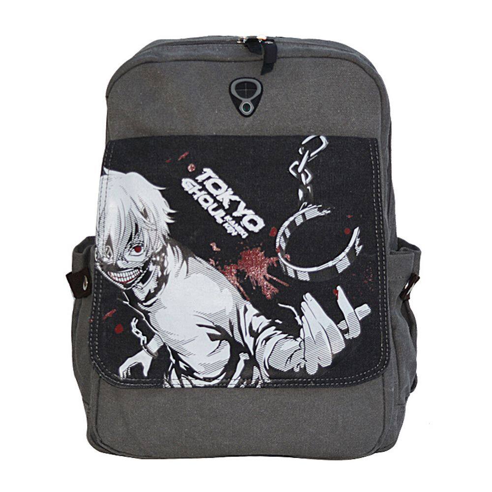 Mochila escolar Tokyo Ghouls Anime Kids de algodão-poliéster