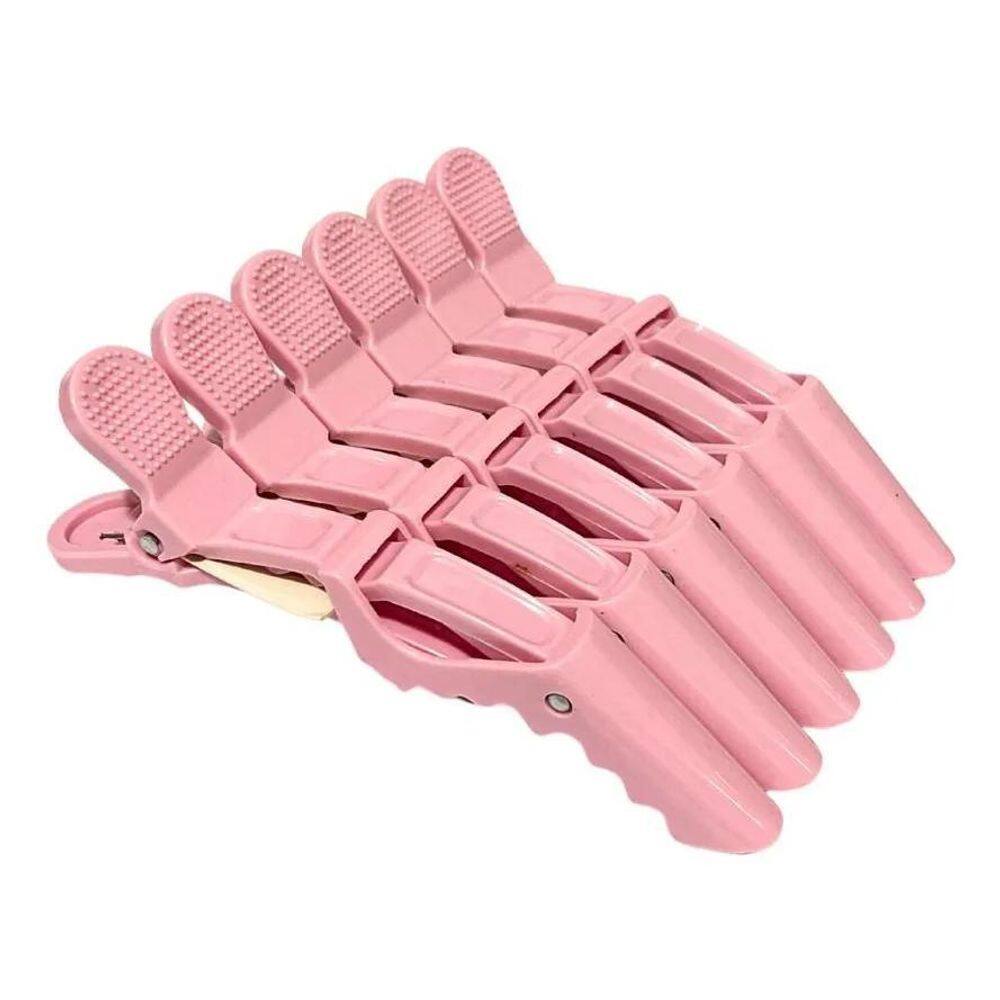 2X 6 Uni Crocodilo Jacaré Presilha Bico Pato Clips Profissio