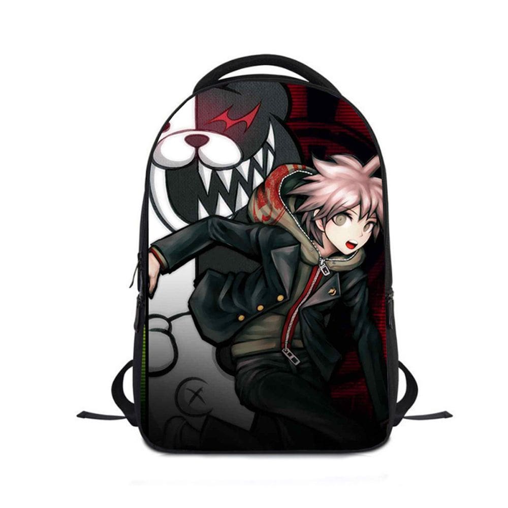 Mochila escolar infantil Danganronpas com impressão 3D Oxford 24x12x30cm