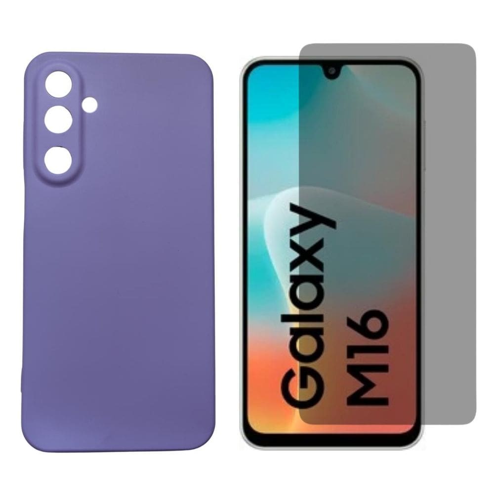 Capa Compativel Para Samsung M16 + Pelic. Privativa Hidrogel