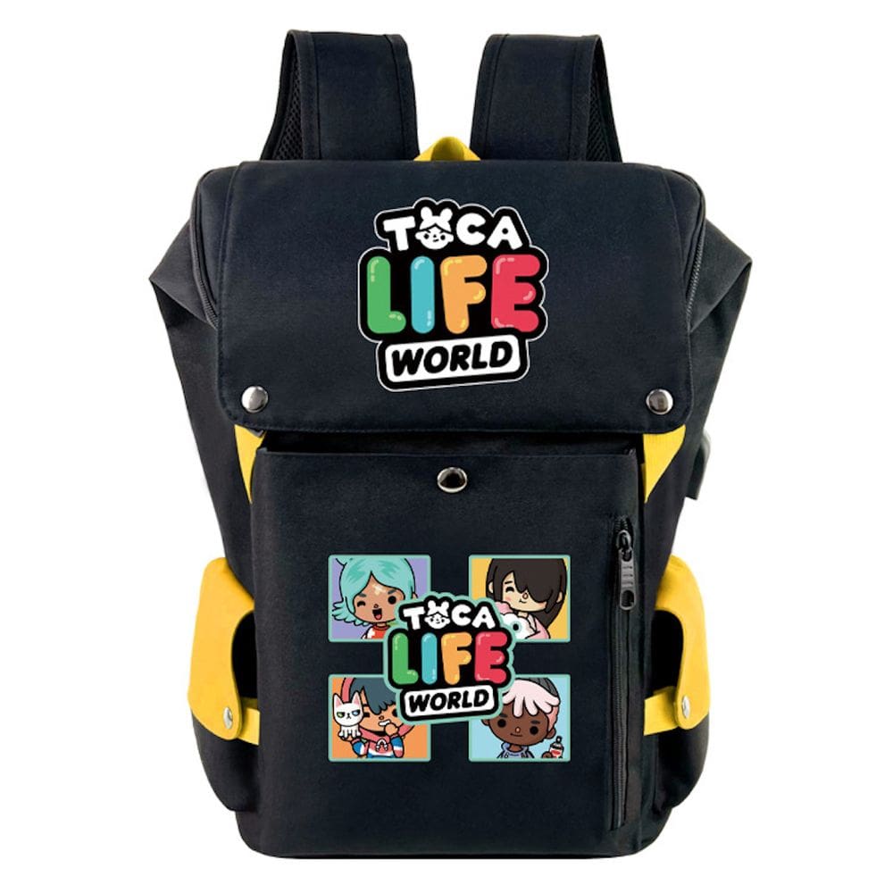 Mochila escolar Tocas Lifes Kids B para crianças - 35x18x45cm