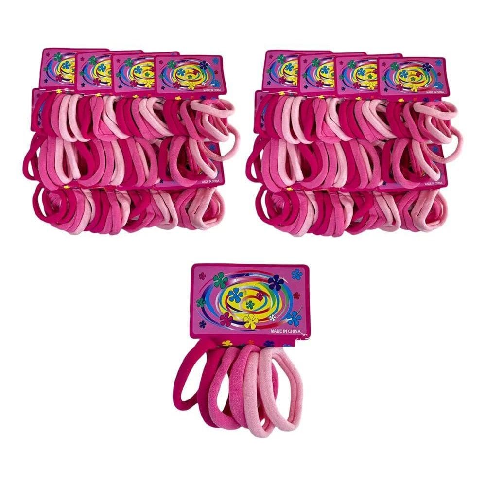 2X 144 Elásticos Rabico Xuxinha Tipo Meia Para Cabelo Atacad