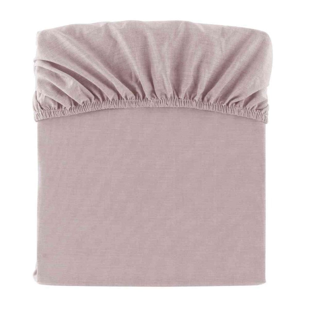 Lençol Avulso Solteiro Kacyumara Malha 100% Algodão Rose