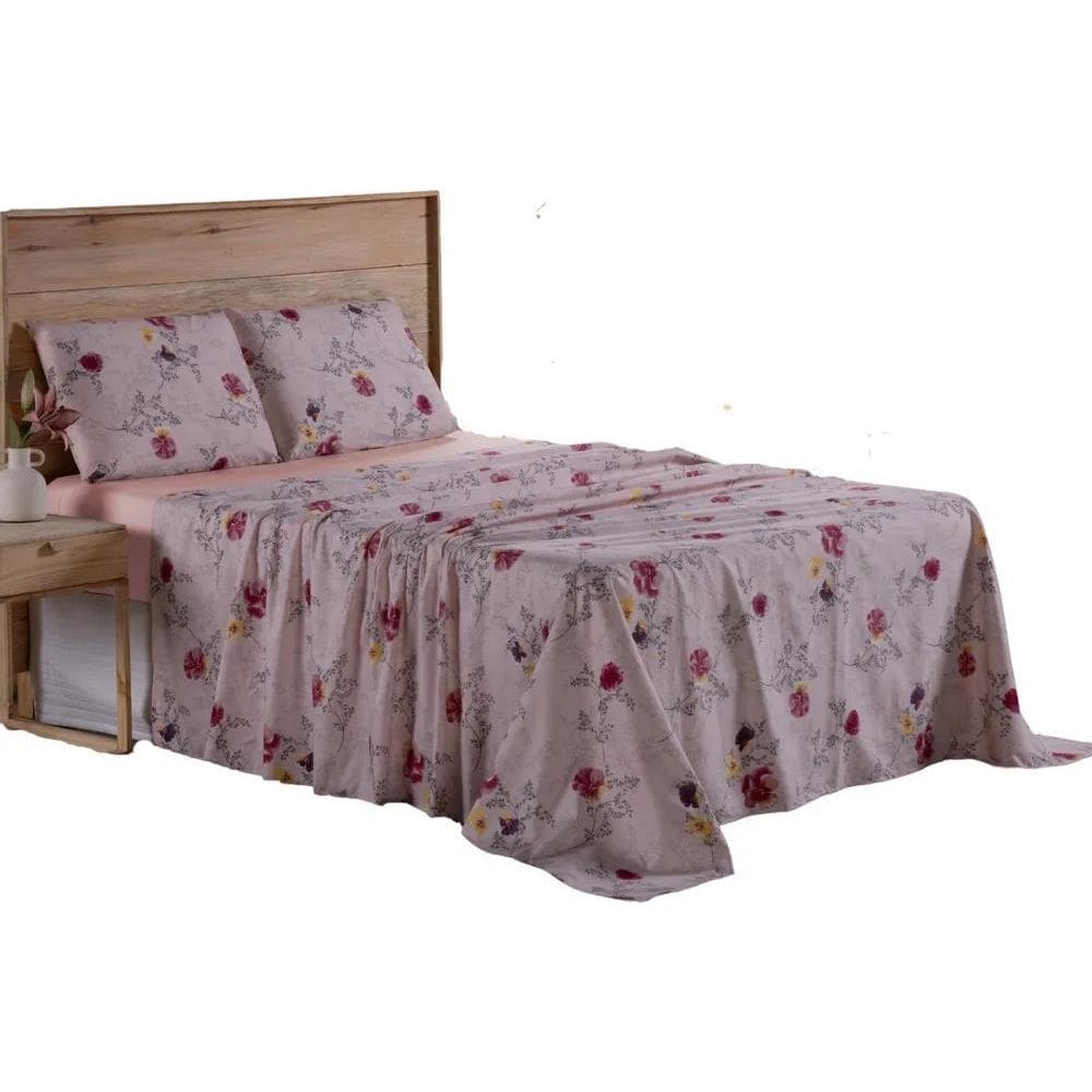 Star Moda Case Jogo De Lençol Casal 4 Peças Micro Percal 400