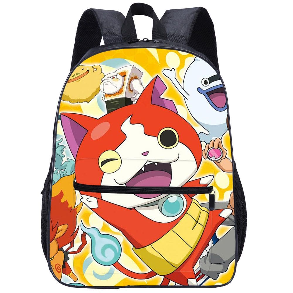 Mochila Yo Kais Watches Jibanyans Anime School Bag Kids