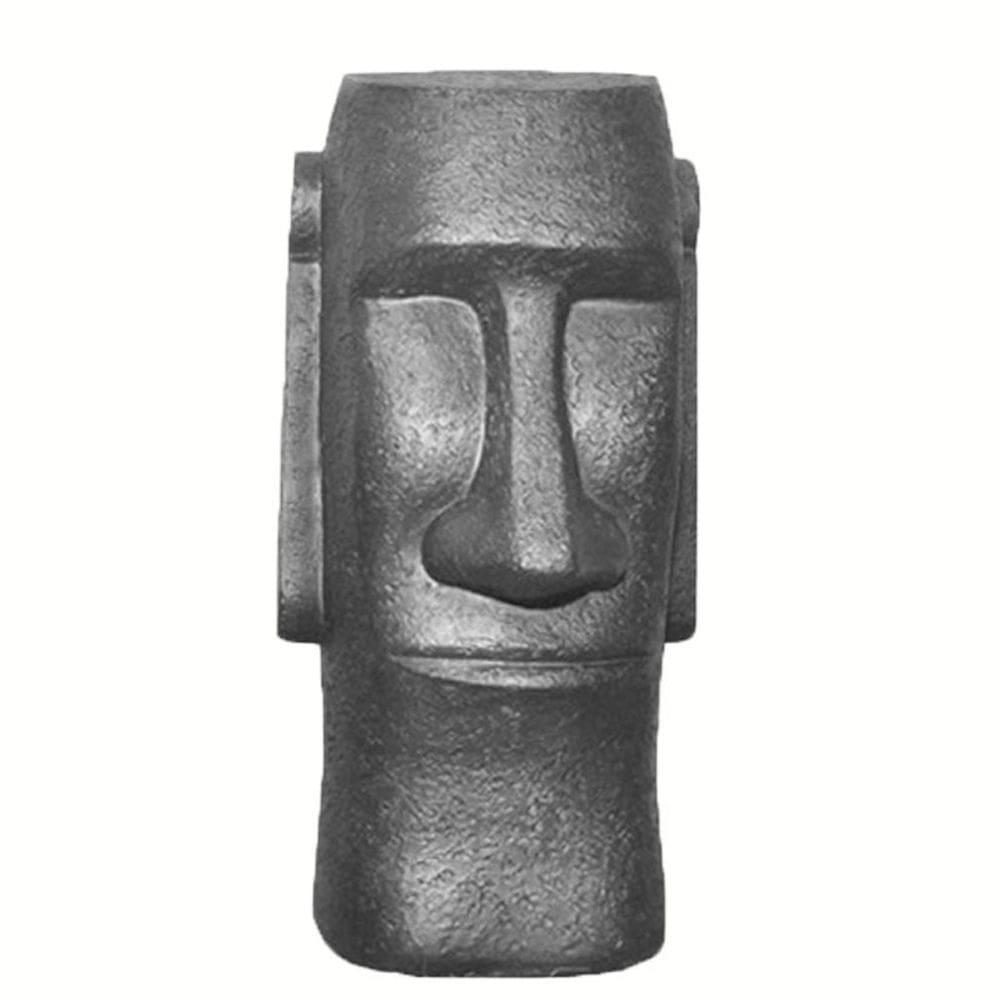 Estátua de pedra da Ilha de Páscoa Piggy Bank para crianças em resina 360g