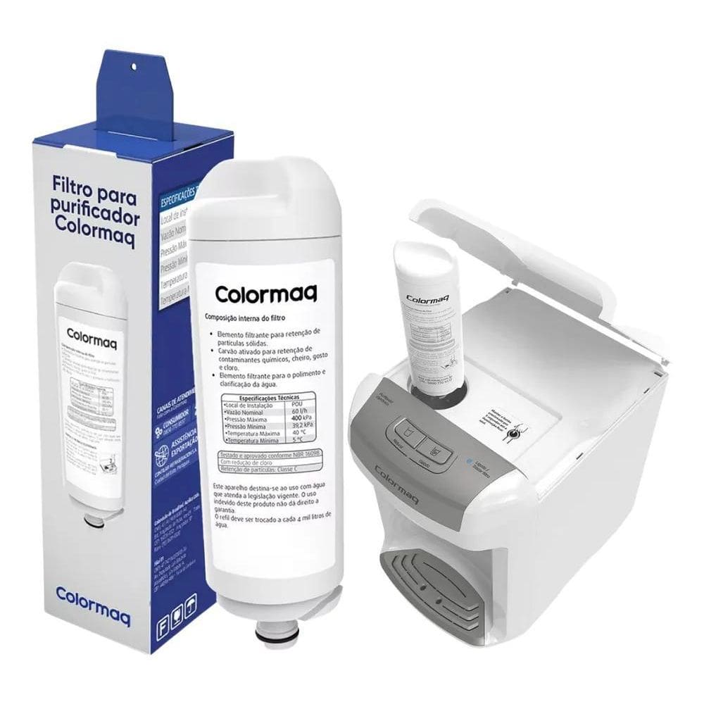 3X Filtro Refil Para Purificador Colormaq Eletrônico