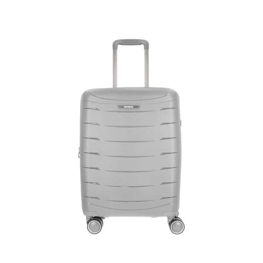 Mala De Bordo Samsonite Aerolux Expansível Prata Fosco