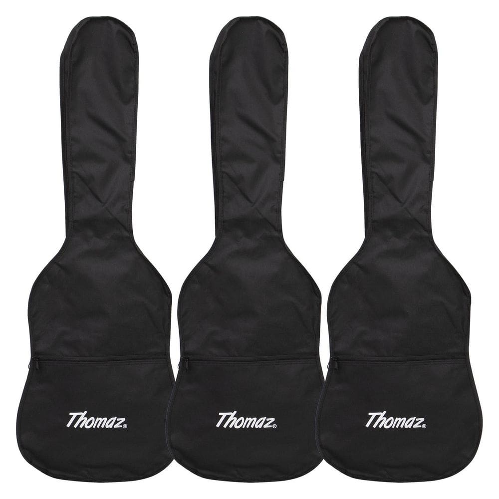 Kit 3 Capas para Guitarra Elétrica Preta Thomaz