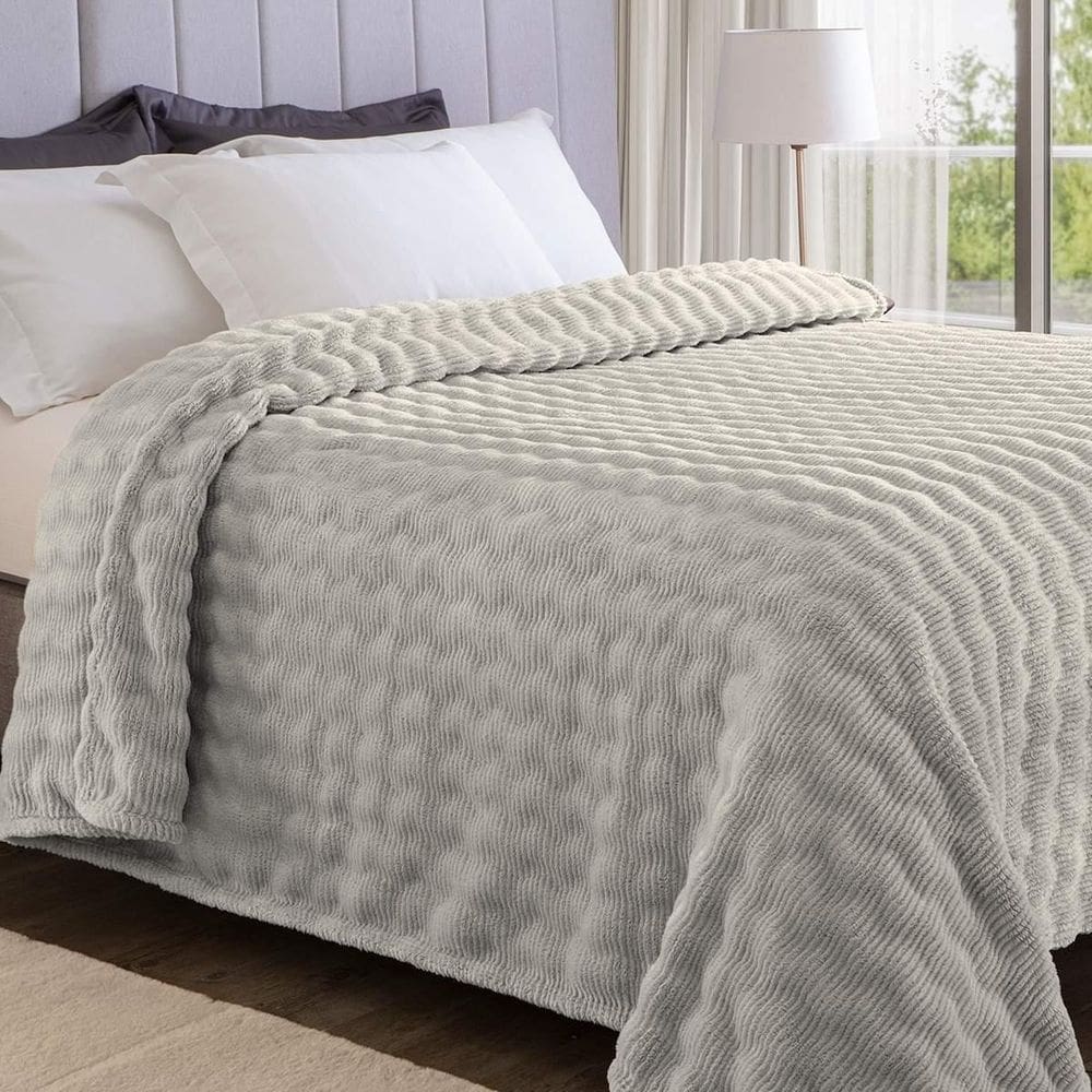 Cobertor Jolitex King Lili Katz 2,20X2,40M Fiamma 500G Cinza