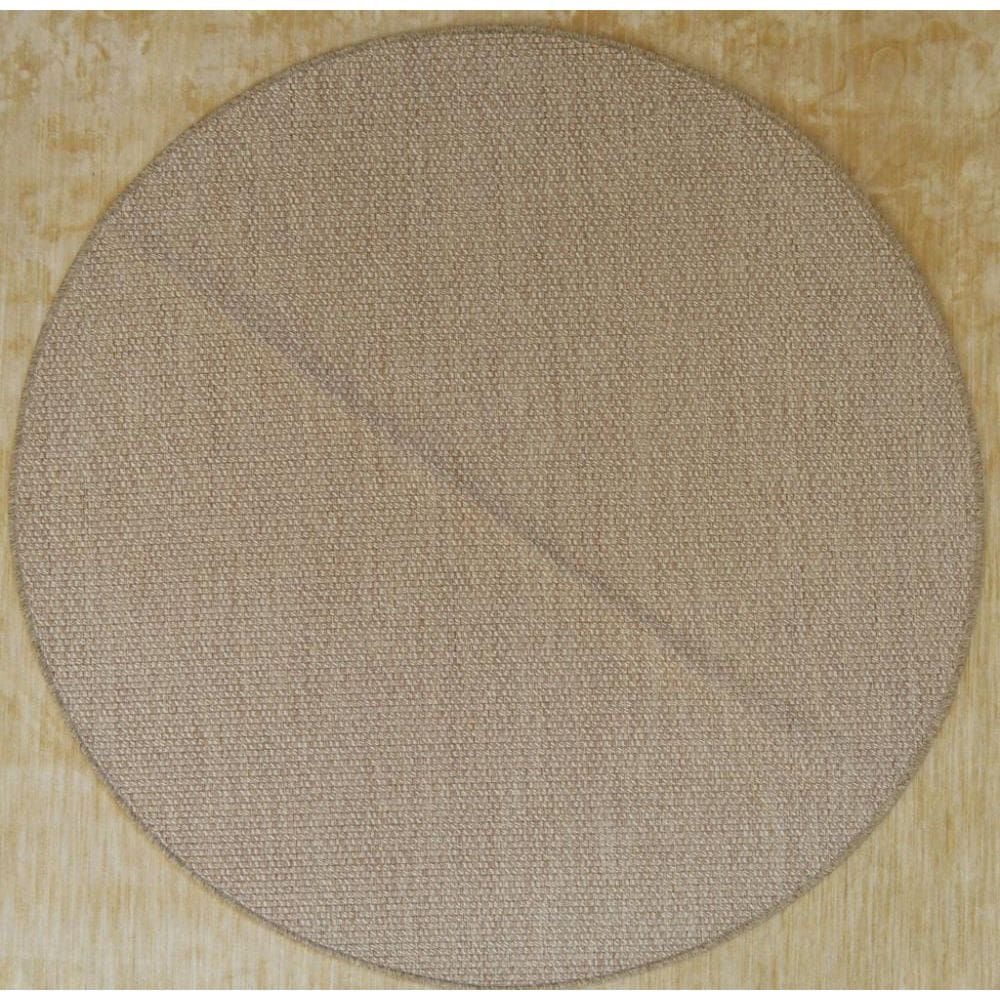 Tapete Redondo Artesanal Look Flor De Liz A 200 Cm