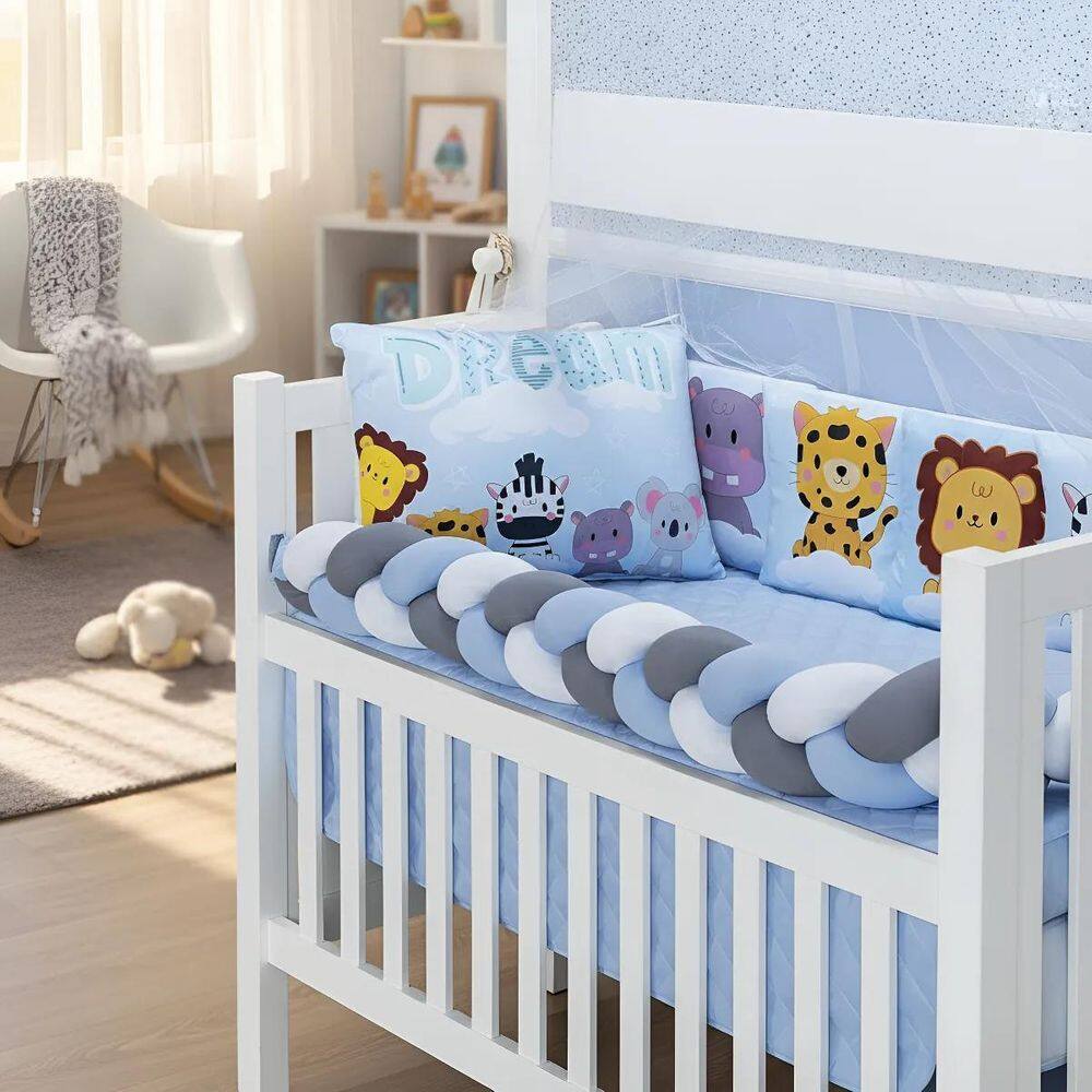 Kit Berço Baby Dream 10 Peças Super Aconchegante E Charmoso
