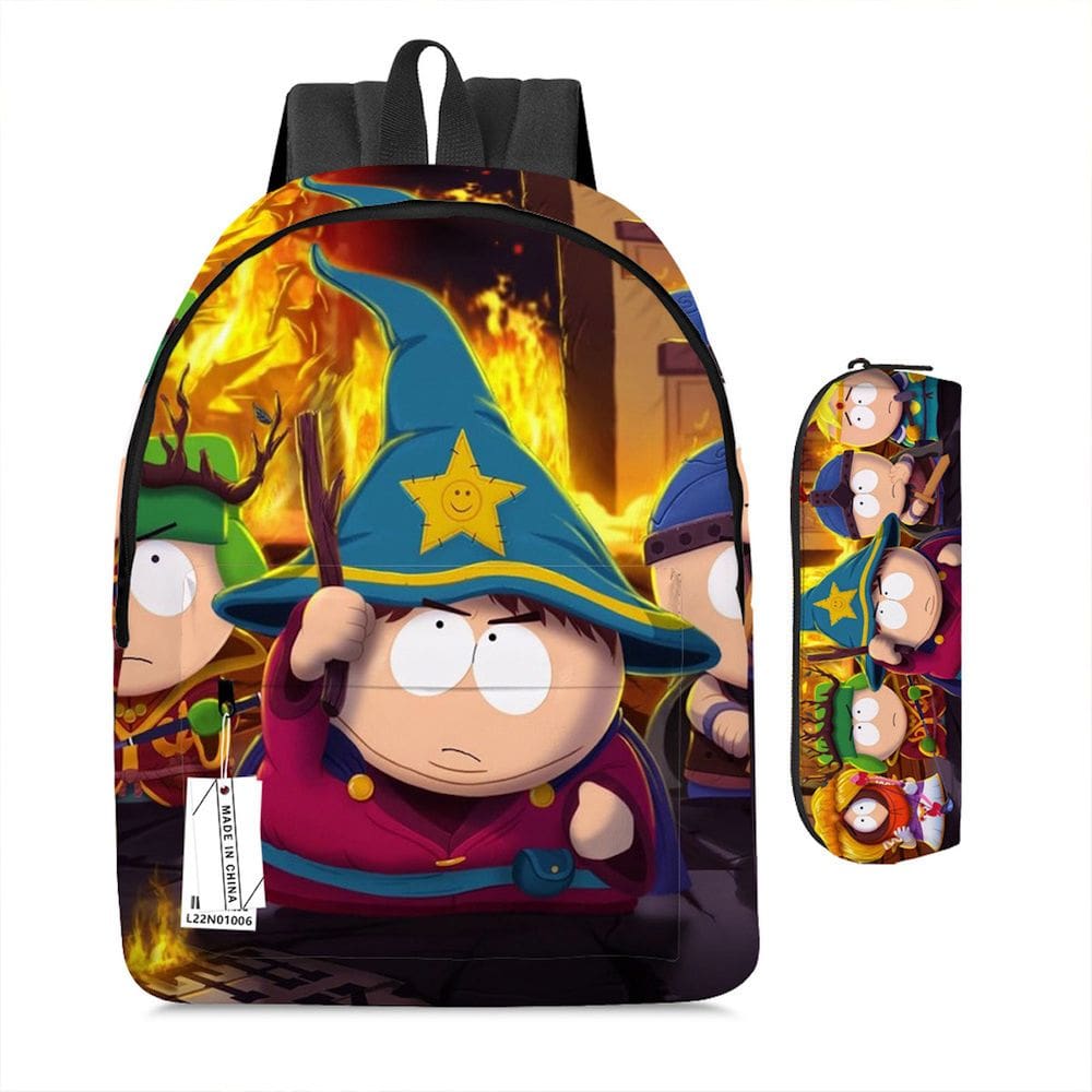 Conjunto de mochilas South Parks Erics Cartmans Kyles Broflovskis