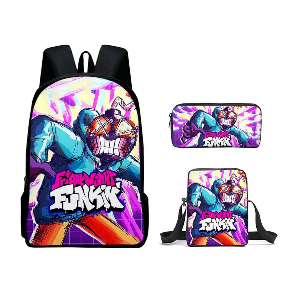 Conjunto de mochilas às sextas-feiras à noite para crianças ou estudantes