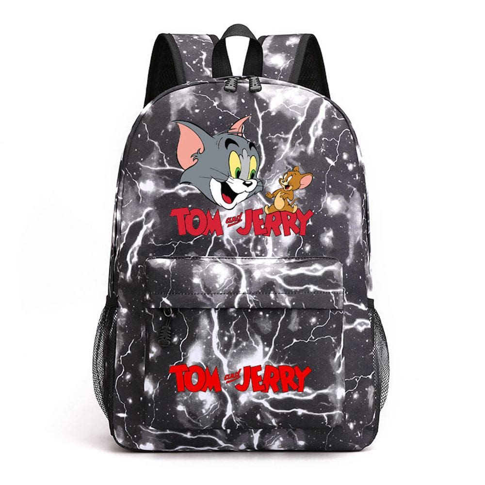 Mochila escolar Tom and Jerry Cartoon Kids Oxford 29x14x40cm
