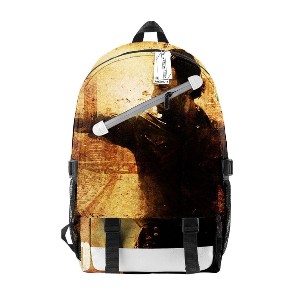 Mochila escolar de anime Walkings Deads para escola