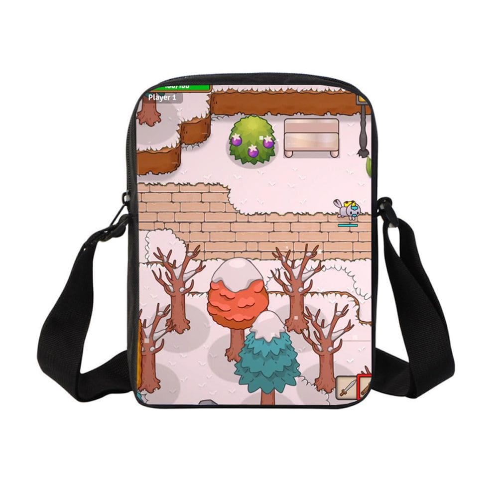 Bolsa de ombro Anime Animals Crossings Nook para mulheres