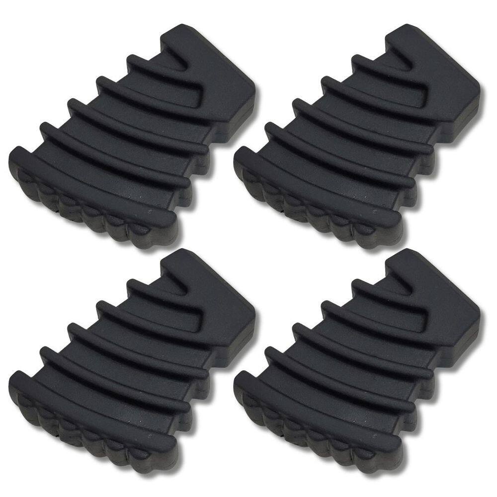 Kit 4 Pé De Borracha Para Estantes E Banco De Bateria Hbfb1